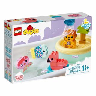 Set de construit LEGO   Duplo, Insula Plutitoare cu Animale, 20 piese