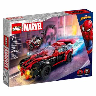 Set de construit LEGO   Marvel Super Heroes, Miles Morales vs. Morbius, 220 piese