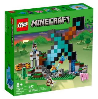 Set de construit LEGO   Minecraft, Avanpostul sabiei, 427 piese