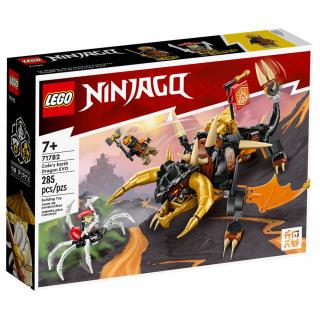 Set de construit LEGO   Ninjago, Dragonul de pamant EVO al lui Cole, 285 piese