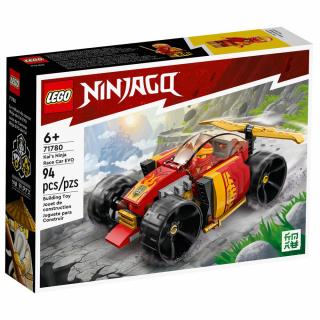 Set de construit LEGO   Ninjago, Masina de curse EVO ninja a lui Kai, 94 piese