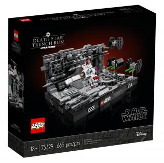 Set de construit LEGO   Star Wars, Diorama Urmarirea de pe Death Star, 665 piese