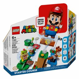 Set de construit LEGO   Super Mario, Aventurile lui Mario - set de baza, 231 piese