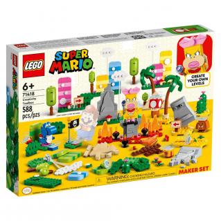 Set de construit LEGO   Super Mario, Kit creativ, 588 piese