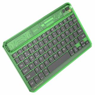 Tastatura Wireless, Compatibila Windows, Android, iOS, Conectare Bluetooth 5.0, Reincarcabila, 248 x 151 x 8 mm, Verde