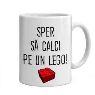 Cana Sper sa Calci pe un Lego