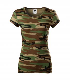 Tricou camuflaj maro de dama