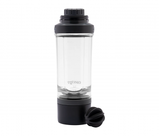 Shaker de proteine ,  ,  Contigo Shake and Go Fit cu compartiment   650 ml, negru