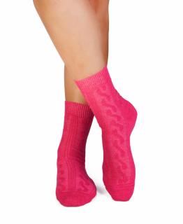 Sosete antibacteriene merino Warm Light Fuchsia