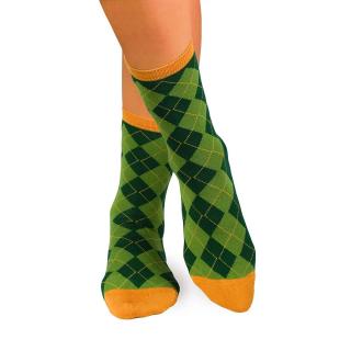 Sosete bambus COMFORT FEET Argyle Dark Green