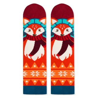 Sosete bambus de craciun Comfort Feet Socks CHRISTMAS FOX