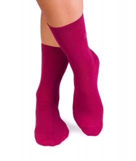 Sosete bumbac organic 98% COTTON RICH Fuchsia