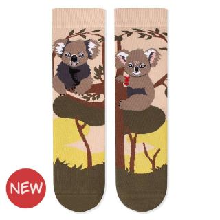 Sosete din bumbac organic Arty Socks Koala Indragostite Kaki