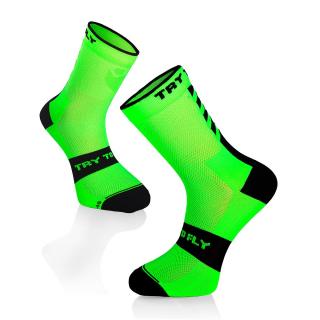 Sosete pentru ciclism CYCLING SOCKS Fluo Green