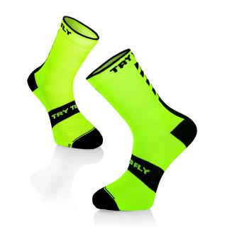 Sosete pentru ciclism CYCLING SOCKS Fluo Yellow