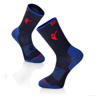 Sosete pentru turism montan LIGHT HIKING SOCKS Albastru inchis