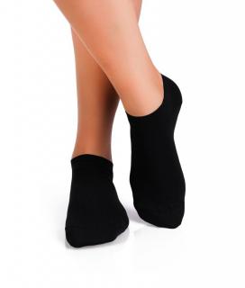 Sosete scurte bambus FINE BAMBOO Sneaker BLACK