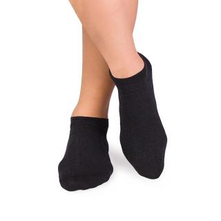 Sosete scurte din in si bumbac LINEN SNEAKER SOCKS Antracit