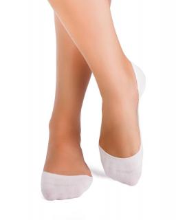 Sosete tip talpici SUPER INVISIBLE ORGANIC SOCKS white