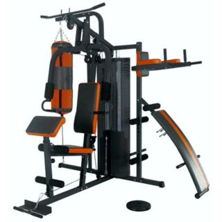 Aparat Fitness Multifunctional 4 Posturi Dhs 3003 - Negru-Rosu
