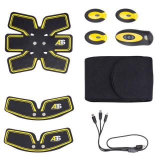 Aparat muschi ABS Master Pro abdomen-brate , negru-galben