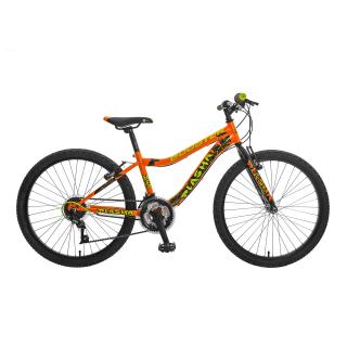 Bicicleta Copii Booster Plasma - 24 Inch, 3 x 6 Viteze, Portocaliu