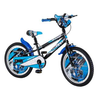 Bicicleta copii MITO BadKid, roti 20  , negru albastru, 7-10 ani