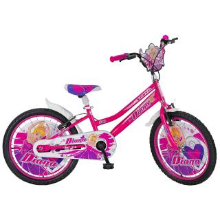 Bicicleta copii MITO Diana, roti 20  , Roz-Alb, 7-10 ani