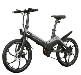 Bicicleta electrica pliabila MS Energy eBike I10, negru gri