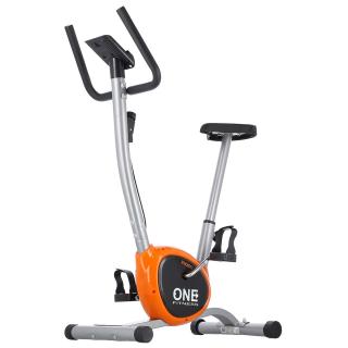 Bicicleta fitness mecanica HMS ONE RW3011 argintiu portocaliu