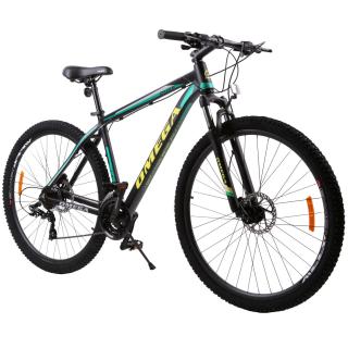 Bicicleta mountainbike Omega Duke 29   negru verde galben