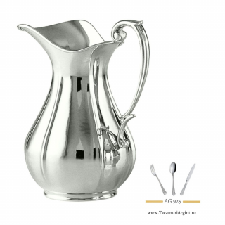 BAROCCO Carafa argint titlu 800 H 20 cm  (BAROCCO decantor)