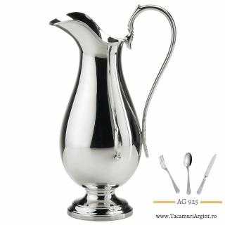 INGLESE Carafa argint masiv 925 H 33 cm  (INGLESE Decantor)