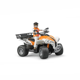 Jucarie - ATV cu sofer 63000 Bruder