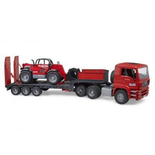 Jucarie - Camion MAN TGA cu incarcator telescopic Manitou MLT 633 02774 Bruder