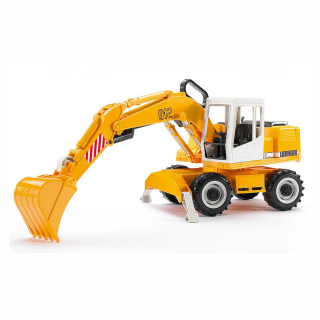 Jucarie - Excavator cu roti Liebherr 912 02426 Bruder