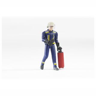 Jucarie - Figurina pompier cu accesorii 60100 Bruder