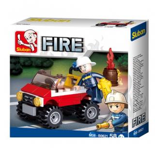 Jucarie - Jeep pompieri M38-B0621 Sluban