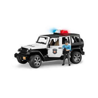 Jucarie - Masina de politie Jeep Wrangler Unlimited Rubicon 02526 Bruder