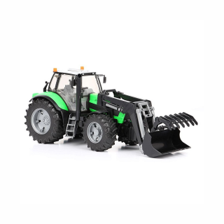Jucarie - Tractor Deutz Fahr Agrotron X720 cu Incarcator frontal 03081 Bruder