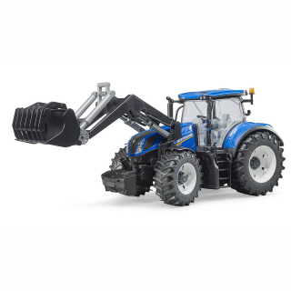 Jucarie - Tractor New Holland T7.315 cu Incarcator Frontal 03121 Bruder