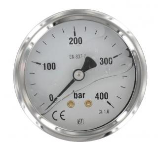 Manometru cu glicerina O63 0-400 bar 1 4