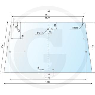 Parbriz Deutz Fahr seria D