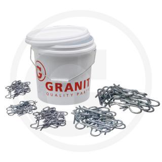 Set agrafe 100 buc - grosime 2; 3; 4; 5; 6