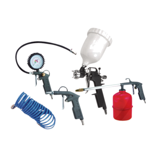 Set pistol de vopsit cu accesorii