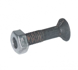 Surub cu gat patrat si piulita plug M14x40 mm