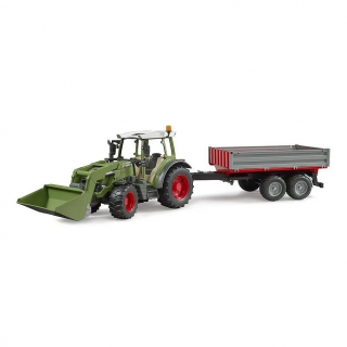 Tractor Fendt 211 Vario cu remorca basculabila