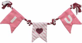 (-10%) Jucarie Pentru Caini, Valentine s, Sfoara Cu Noduri, 50 cm, 9935261