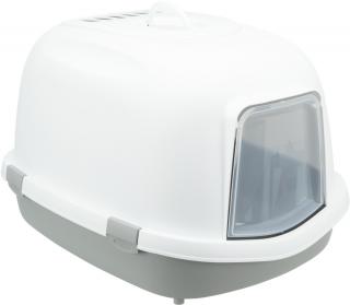 (-10%) Litiera Primo XXL, Cu Capac, 56 x 47 x 71 cm, Gri Alb, 40176