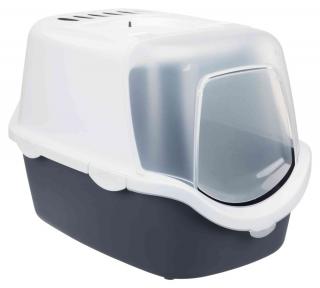 (-10%) Litiera Vico Open Top, Cu Capac Si Lopatica, 40x40x56 cm, Albastru Alb, 40341